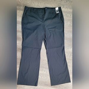 Vintg Y2K New York & Co. 7th Ave. Straight Leg Pant Women's 18 Black Lightweight